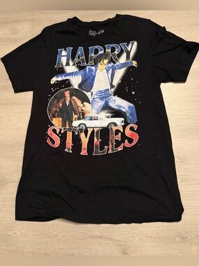Sergio Calabasas HARRY STYLES merch Black t-shirt Men’s Size M Pop Music